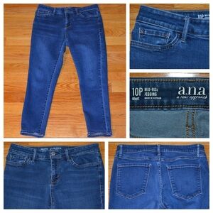 Women’s a.n.a jean mid-rise jeggings, size 10P short